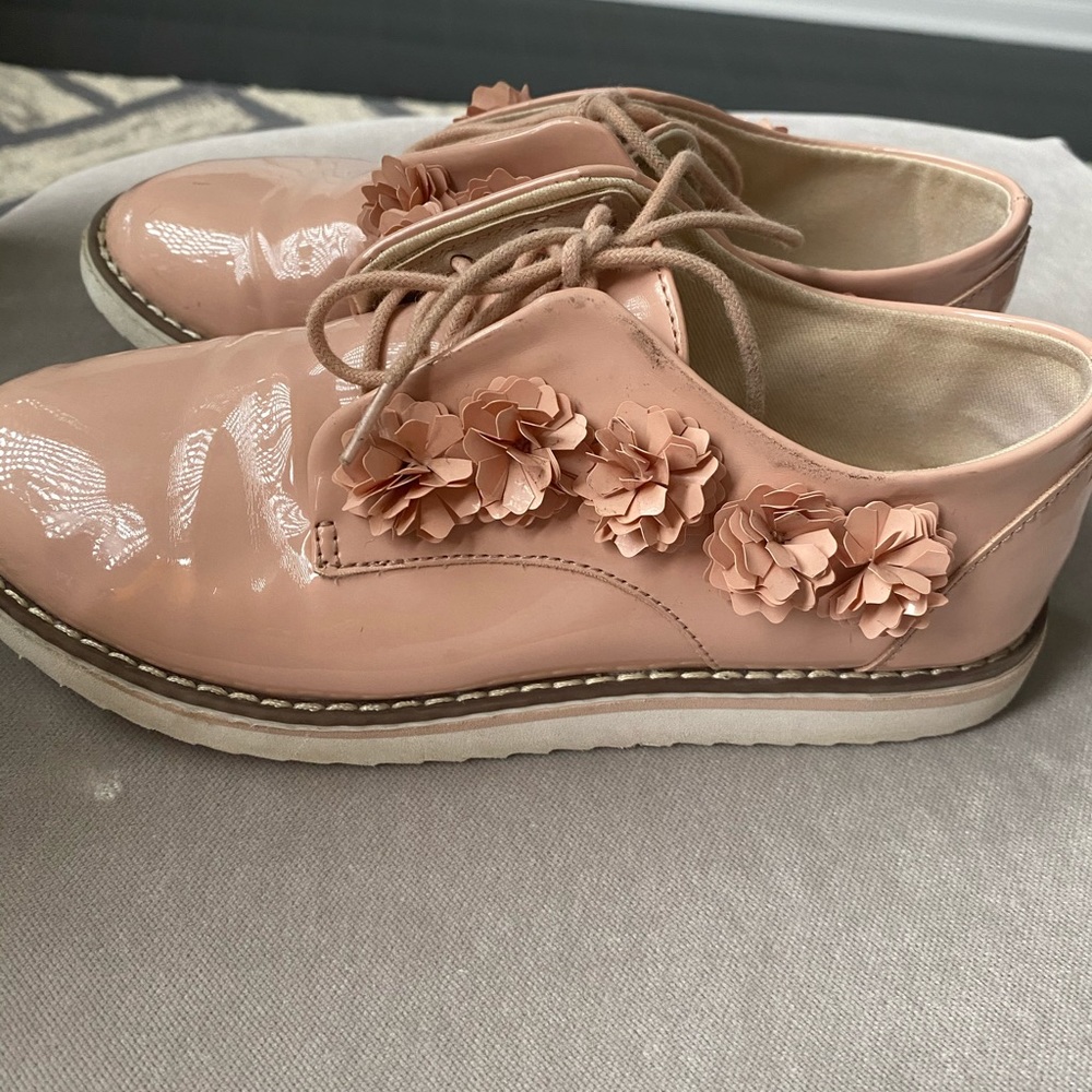 zara girls lace shoes size 34